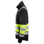 Snickers 8034 High-Vis Class 1 Full Zip Sweatshirt Jacket - HI-VIS SWEATSHIRTS & HOODIES