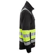Snickers 8034 High-Vis Class 1 Full Zip Sweatshirt Jacket - HI-VIS SWEATSHIRTS & HOODIES