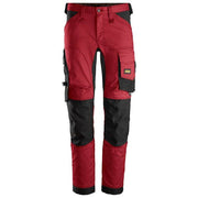 Snickers 6341 AllroundWork Stretch Trousers Red - KNEE PAD TROUSERS