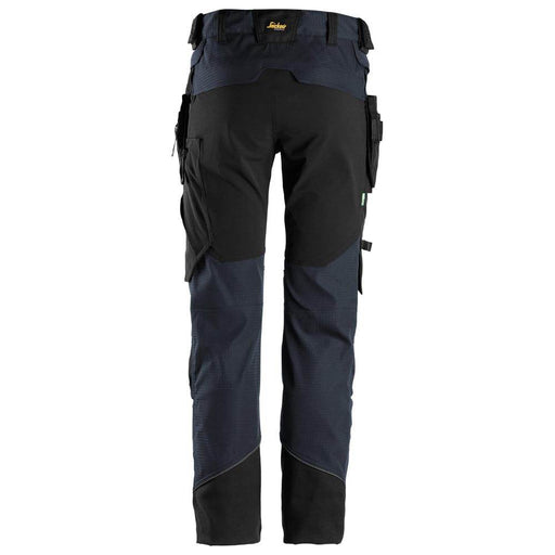 Snickers 6972 FlexiWork, Work Trousers+ Detachable Holster Pockets Navy Blue - KNEE PAD TROUSERS