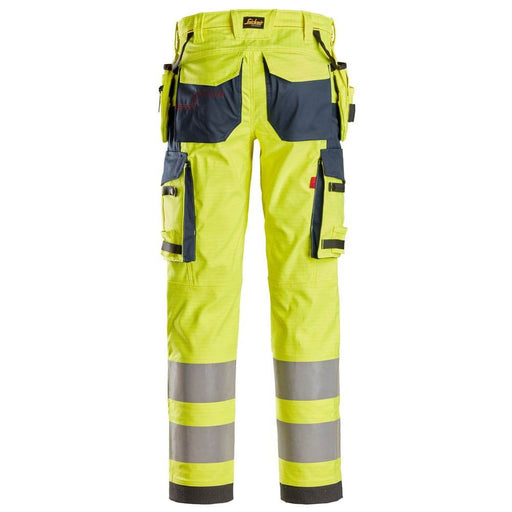 Snickers 6268 ProtecWork Stretch Work Trousers Holster Pockets, High-Vis Class 2 - Business & Industrial > Work Safety Protective Gear FLAME RETARDANT TROUSERS