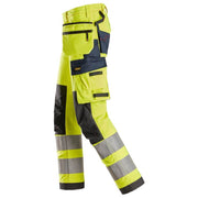 Snickers 6268 ProtecWork Stretch Work Trousers Holster Pockets, High-Vis Class 2 - Business & Industrial > Work Safety Protective Gear FLAME RETARDANT TROUSERS