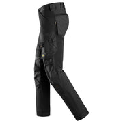 Snickers 6375 AllroundWork 4-way Stretch Trousers Black - KNEE PAD TROUSERS