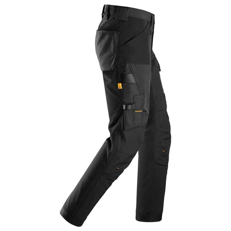 Snickers 6375 AllroundWork 4-way Stretch Trousers Black - KNEE PAD TROUSERS