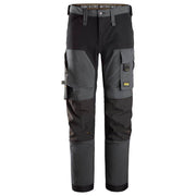 Snickers 6375 AllroundWork 4-way Stretch Trousers Steel Grey 30" Waist, 32" Leg - Apparel & Accessories > Clothing > Pants > Cargo Pants SALE TROUSERS