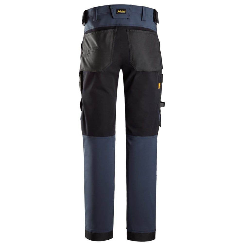 Snickers 6375 AllroundWork 4-way Stretch Trousers Navy Blue - Business & Industrial > Work Safety Protective Gear KNEE PAD TROUSERS