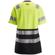 Snickers 2573 Hi-Vis Class 1 Women's T-Shirt - WOMENS HI-VIS CLOTHING