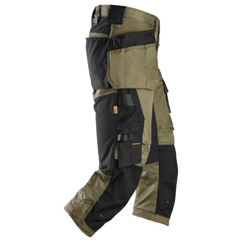 Snickers 6142 AllroundWork, Stretch Kneepad Holster Pockets Pirate Trousers Various Colours - Apparel & Accessories > Clothing > Uniforms > Contractor Pants & Coveralls PIRATE TROUSERS
