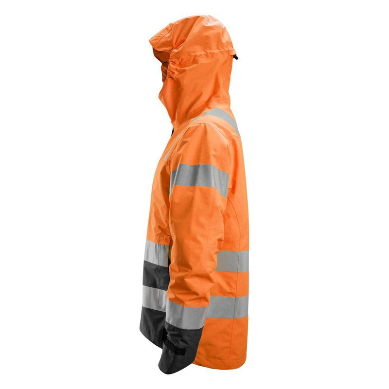 Snickers 1330 AllroundWork, Hi-Vis Waterproof Shell Jacket Class 3 Various Colours - HI-VIS JACKETS & COATS