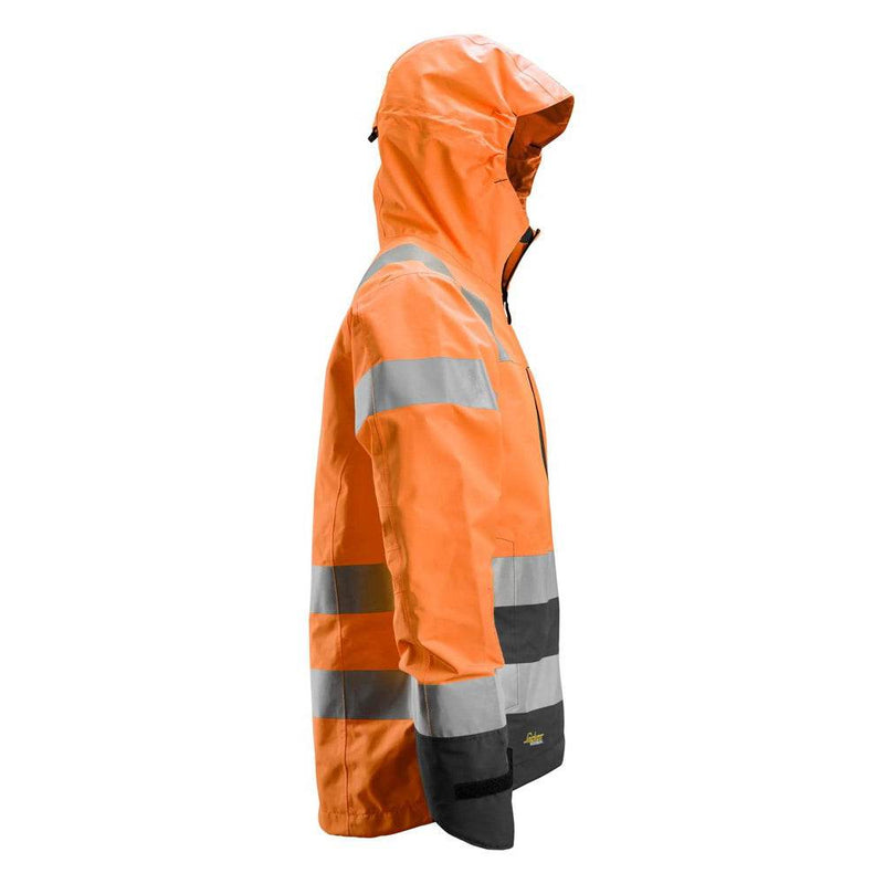Snickers 1330 AllroundWork, Hi-Vis Waterproof Shell Jacket Class 3 Various Colours - HI-VIS JACKETS & COATS