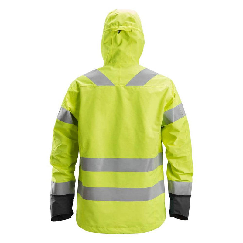 Snickers 1330 AllroundWork, Hi-Vis Waterproof Shell Jacket Class 3 Various Colours - HI-VIS JACKETS & COATS