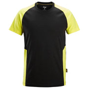Snickers 2550 Two-Coloured Short Sleeve Cotton T-Shirt - Apparel & Accessories > Clothing > Clothing Tops > T-Shirts T-SHIRTS