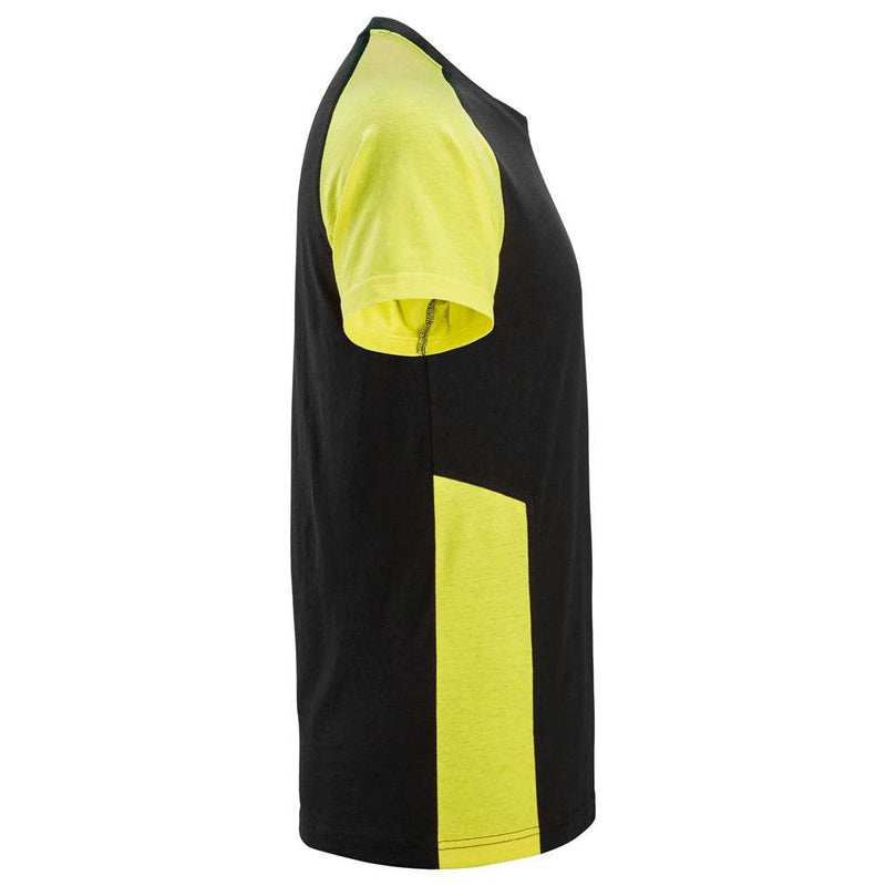 Snickers 2550 Two-Coloured Short Sleeve Cotton T-Shirt - Apparel & Accessories > Clothing > Clothing Tops > T-Shirts T-SHIRTS