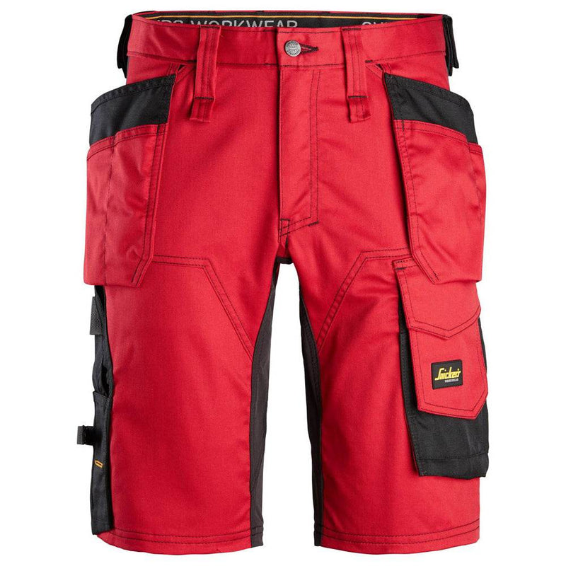 Snickers 6141 AllroundWork Stretch Shorts Holster Pockets - Apparel & Accessories > Clothing > Uniforms > Contractor Pants & Coveralls SHORTS