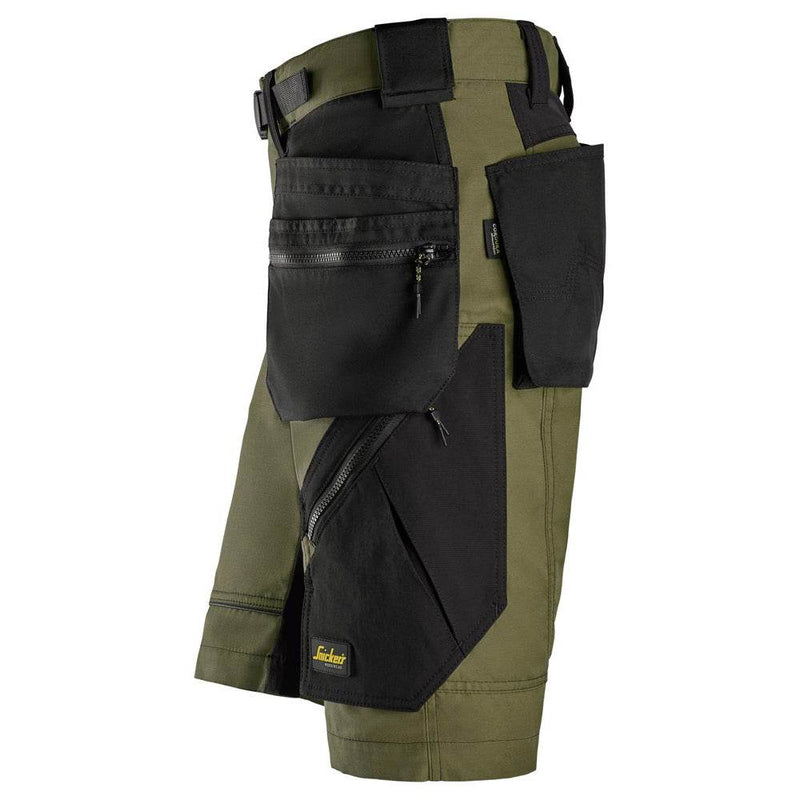 Snickers 6904 FlexiWork Holster Pocket Work Shorts Various Colours - Apparel & Accessories > Clothing > Uniforms > Contractor Pants & Coveralls SHORTS