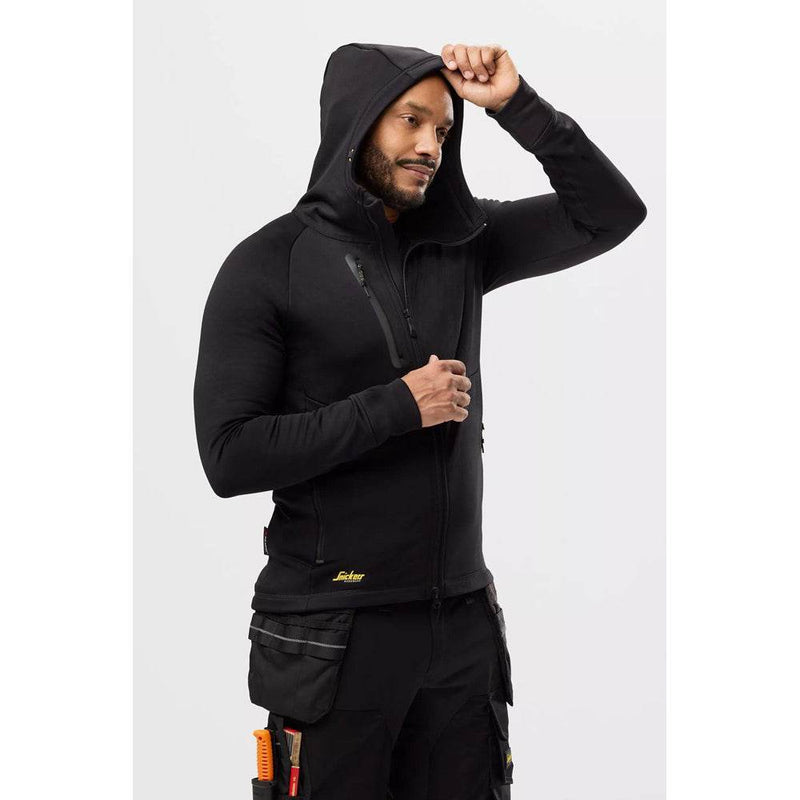 Snickers 8026 FlexiWork Polartec Power Stretch Full-Zip Hoodie - Apparel & Accessories > Clothing > Activewear > Activewear Sweatshirts & Hoodies > Hoodies HOODIES