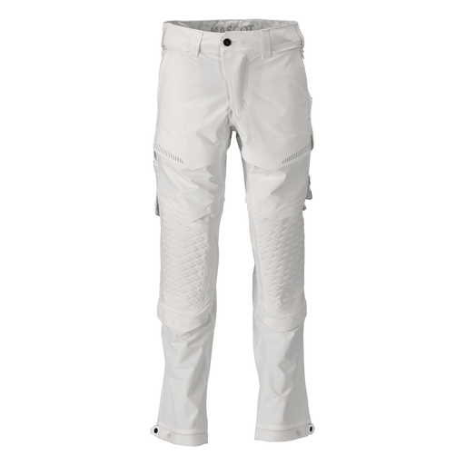 Mascot 22279 Ultimate Stretch Click System Pocket Trousers White - KNEE PAD TROUSERS
