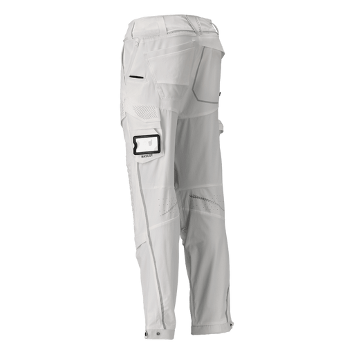 Mascot 22279 Ultimate Stretch Click System Pocket Trousers White - KNEE PAD TROUSERS