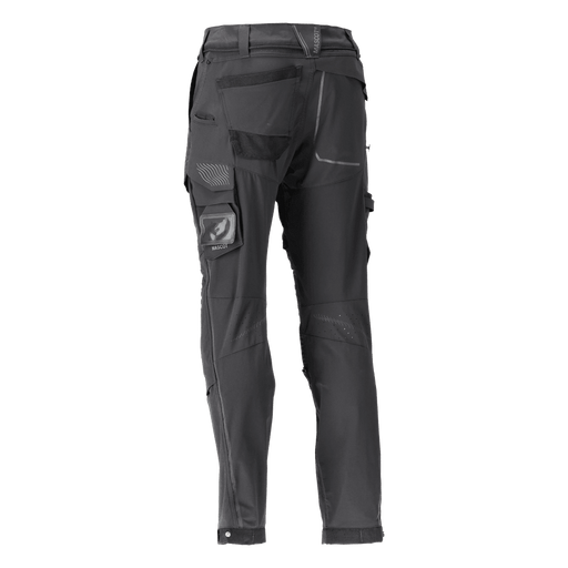 Mascot 22279 Ultimate Stretch Click System Pocket Trousers Black - KNEE PAD TROUSERS