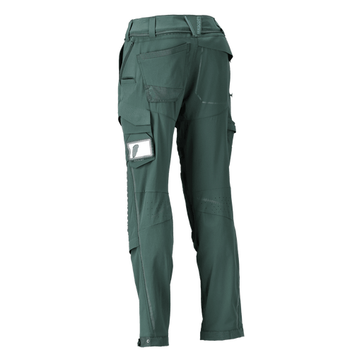 Mascot 22279 Ultimate Stretch Click System Pocket Trousers Forest Green - KNEE PAD TROUSERS