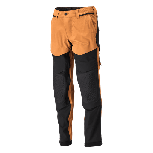 Mascot 22279 Ultimate Stretch Click System Pocket Trousers Nut Brown / Black - KNEE PAD TROUSERS