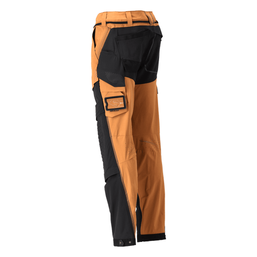 Mascot 22279 Ultimate Stretch Click System Pocket Trousers Nut Brown / Black - KNEE PAD TROUSERS