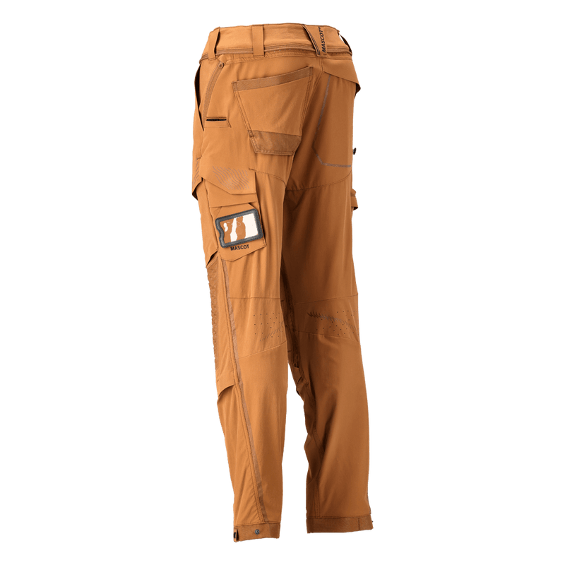 Mascot 22279 Ultimate Stretch Click System Pocket Trousers Nut Brown - KNEE PAD TROUSERS