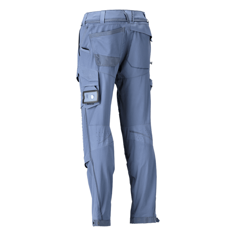 Mascot 22279 Ultimate Stretch Click System Pocket Trousers Stone Blue - KNEE PAD TROUSERS