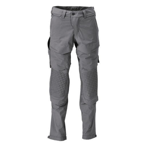 Mascot 22279 Ultimate Stretch Click System Pocket Trousers Stone Grey - KNEE PAD TROUSERS