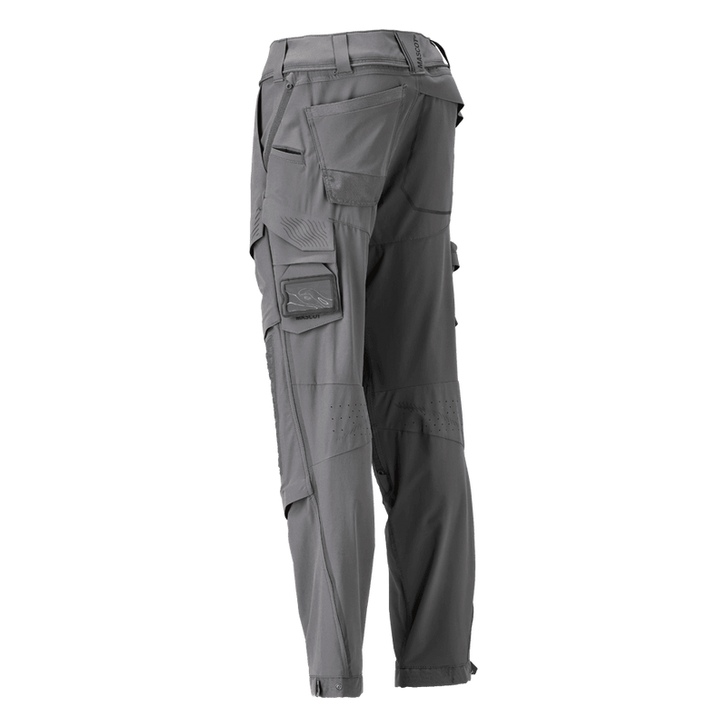 Mascot 22279 Ultimate Stretch Click System Pocket Trousers Stone Grey - KNEE PAD TROUSERS
