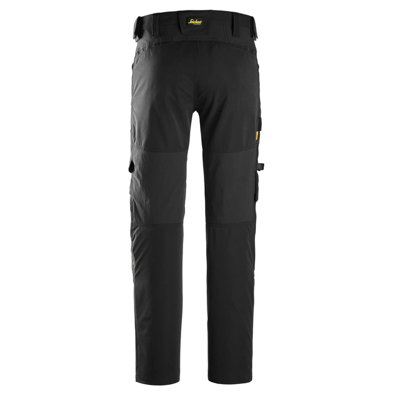Snickers 6318 AllroundWork 4-Way Stretch Trousers Black - KNEE PAD TROUSERS