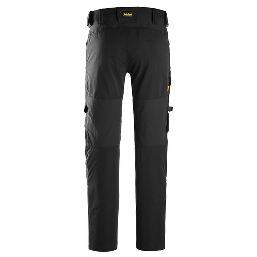 Snickers 6318 AllroundWork 4-Way Stretch Trousers Black - KNEE PAD TROUSERS