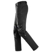 Snickers 6318 AllroundWork 4-Way Stretch Trousers Black - KNEE PAD TROUSERS
