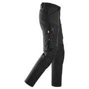 Snickers 6318 AllroundWork 4-Way Stretch Trousers Black - KNEE PAD TROUSERS
