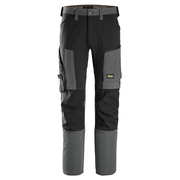 Snickers 6318 AllroundWork 4-Way Stretch Trousers Steel Grey - KNEE PAD TROUSERS
