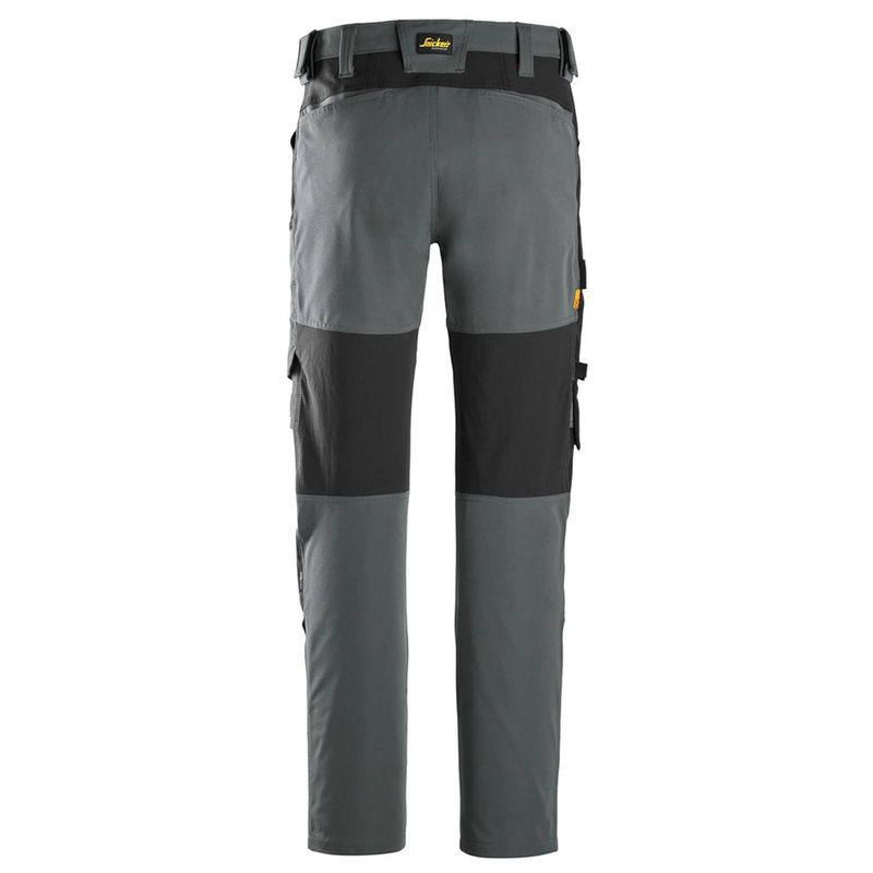 Snickers 6318 AllroundWork 4-Way Stretch Trousers Steel Grey - KNEE PAD TROUSERS