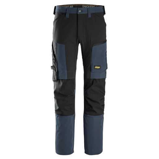 Snickers 6318 AllroundWork 4-Way Stretch Trousers Navy Blue - KNEE PAD TROUSERS
