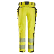 Snickers 6930 H-Vis Detachable Holster Pocket 4-Way Stretch Trousers Class 2 - HI-VIS TROUSERS