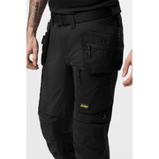 Snickers 6218 AllroundWork Holster Pocket 4-Way Stretch Trousers Navy Blue - Apparel & Accessories > Clothing > Uniforms & Workwear > Contractor Pants & Coveralls KNEE PAD TROUSERS