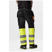 Snickers 6935 Hi-Vis Detachable Holster Pocket 4-Way Stretch Trousers Class 1 - HI-VIS TROUSERS