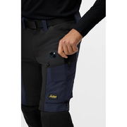 Snickers 6318 AllroundWork 4-Way Stretch Trousers Khaki Green - KNEE PAD TROUSERS