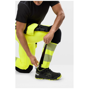 Snickers 6930 H-Vis Detachable Holster Pocket 4-Way Stretch Trousers Class 2 - HI-VIS TROUSERS