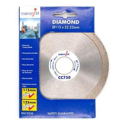 CC750 Tile Curve Cutting Blade (115mm x 22.2mm) - Tools & Workwear