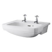 Fitzroy 560mm Semi Recess Basin - Hardware > Plumbing > Plumbing Fixtures > Sinks > Bathroom Sinks Bathrooms