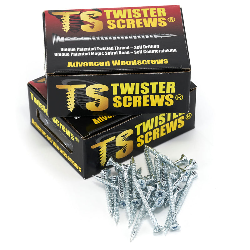 TwisterScrews Advanced Multipurpose woodscrew - Hardware > Hardware Accessories > Hardware Fasteners > Screws SCREWS