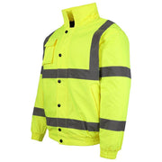 Fort 265 Waterproof Hi-Vis Bomber Jacket - HI-VIS JACKETS & COATS