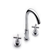 Loft Chrome Deck Mounted Basin Mixer & Pop-Up Waste 3TH - Bathrooms