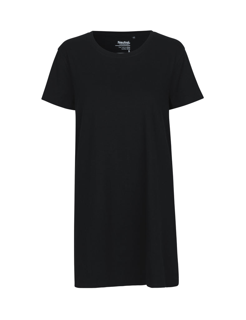 Fairtrade Organic Long Length T-shirt: Womens