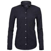 Tee Jays 4001 Ladies Perfect Long Sleeve Oxford Shirt - WOMENS T-SHIRTS