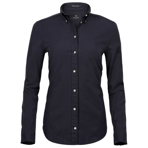 Tee Jays 4001 Ladies Perfect Long Sleeve Oxford Shirt - WOMENS T-SHIRTS